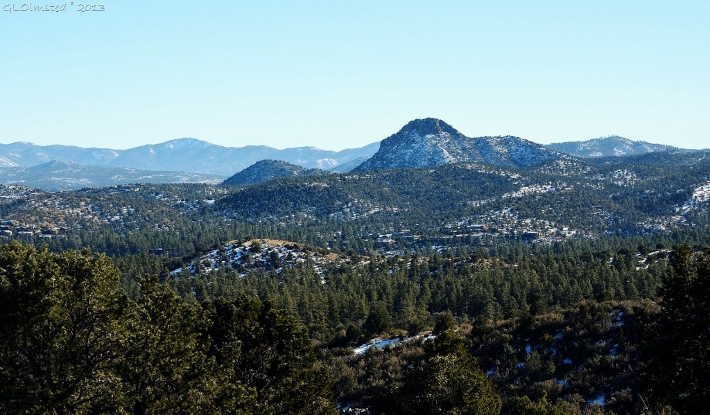 Looking down on Prescott Arizona Geogypsy