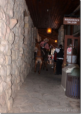 05 Mule rider grabs a cold brew Roughrider Saloon NR GRCA NP AZ (732x1024)