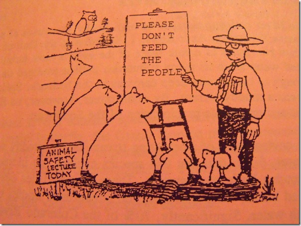 126 Cartoon Ranger telling animals not to feed the people (1024x768)