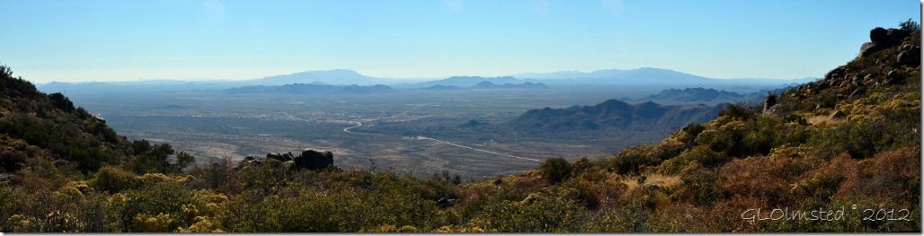 06 122 View W Harcuvar Mts & valley from Weaver Mts Yarnell AZ pano (1024x259)