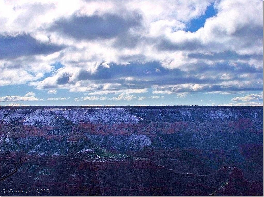 01 Snow above Roaring Springs & Bright Angel Canyons from Bright Angel Point trail NR GRCA NP AZ (1024x768)
