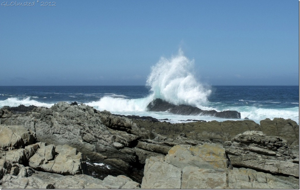 Waves crashing Indian Ocean Tsitsikamma National Park Stormsriver Mouth Eastern Cape South Africa