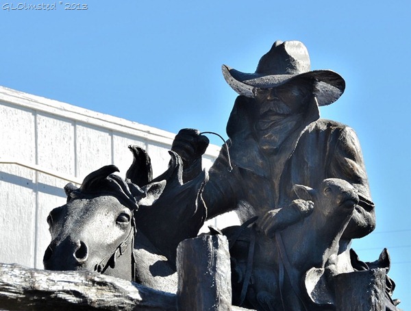 Cowboy bronze sculpture by Bradford Williams