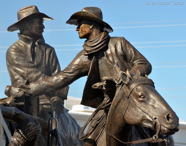 Cowboy bronze sculpture by Bradford Williams