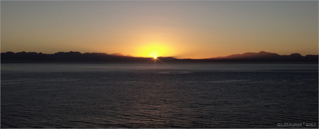 Sunrise over False Bay