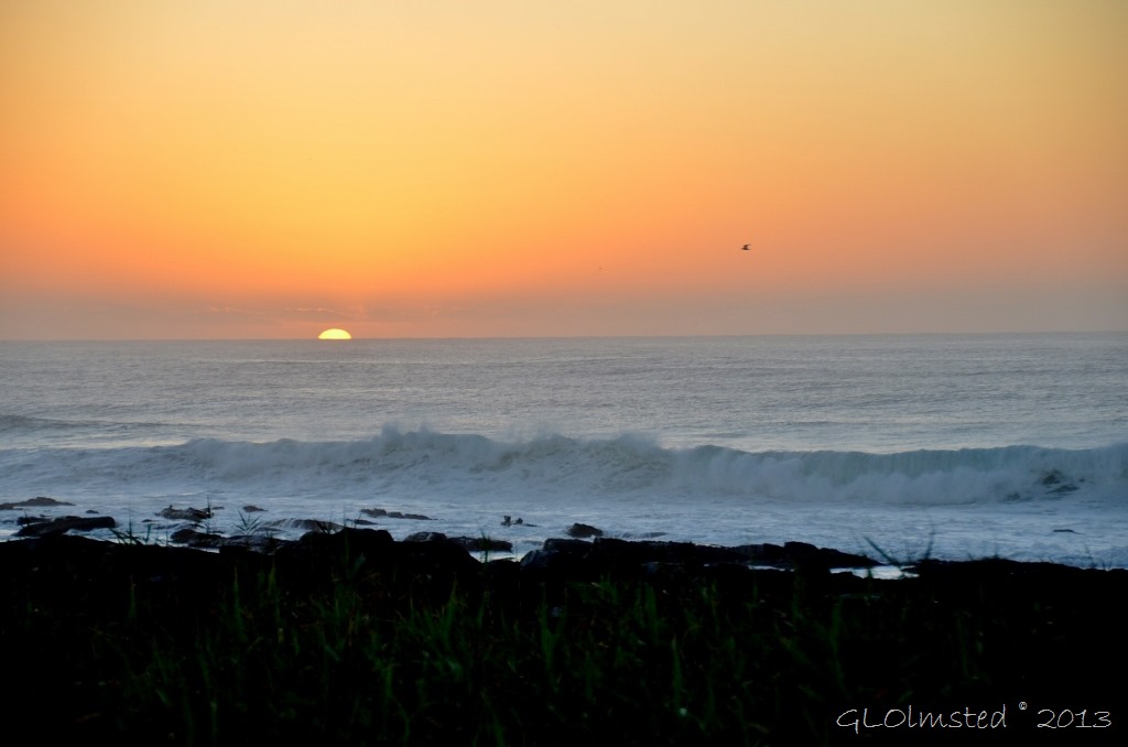 Sunrise over Indian Ocean Kidds Beach SA