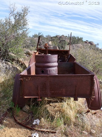 Old rusty car Weaver Mts Yarnell AZ
