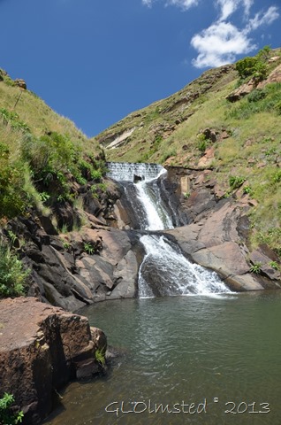 Waterfall Golden Gate Highlands NP R712 Free State SA