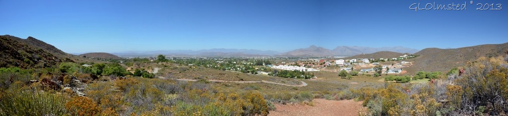 Valley view from Shale trail Karoo Botanical Garden Worcester SA