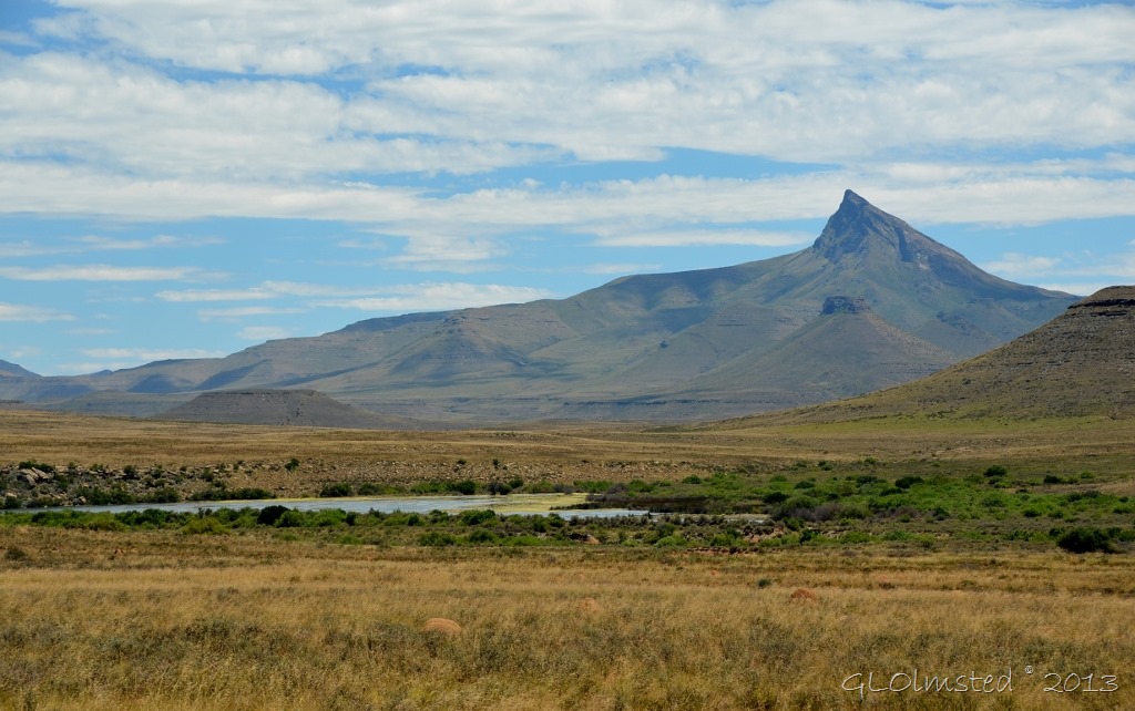View from Nieu-Bethesda Road Great Karoo South Africa