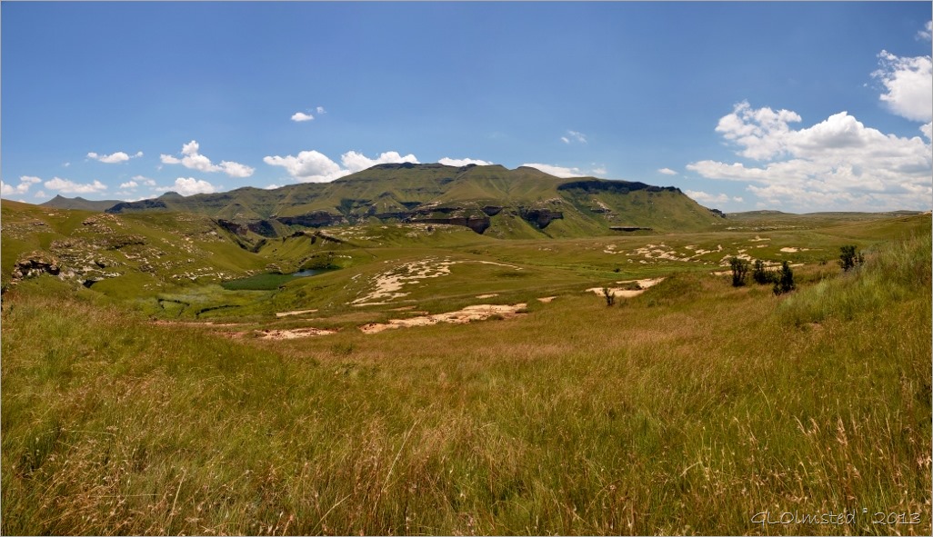 View from Blesbok Loop drive Golden Gate Highlands National Park South Africa