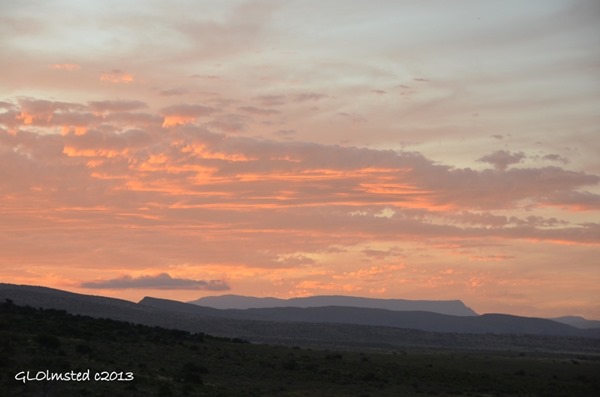 Sunset Camdeboo National Park Eastern Cape Graaff-Reinet Sout Africa