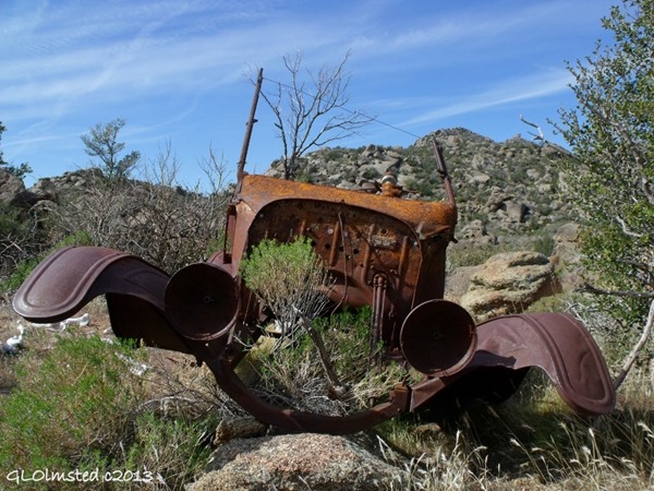 Old rusty car Weaver Mts Yarnell Arizona