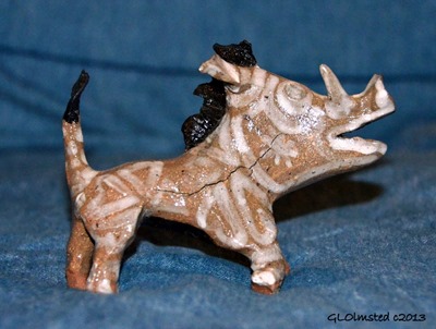 Ceramic warthog from Hogsback South Africa