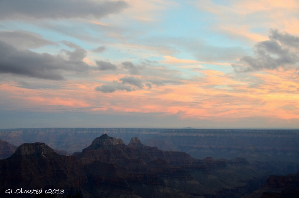 Sunset from Grand Lodge North Rim Grand Canyon National Park Arizona