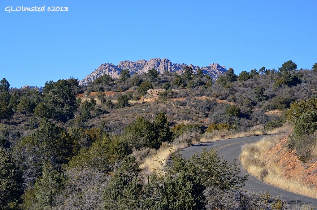 Granite Mountain from Granite Basin Road Prescott National Forest Prescott Arizona