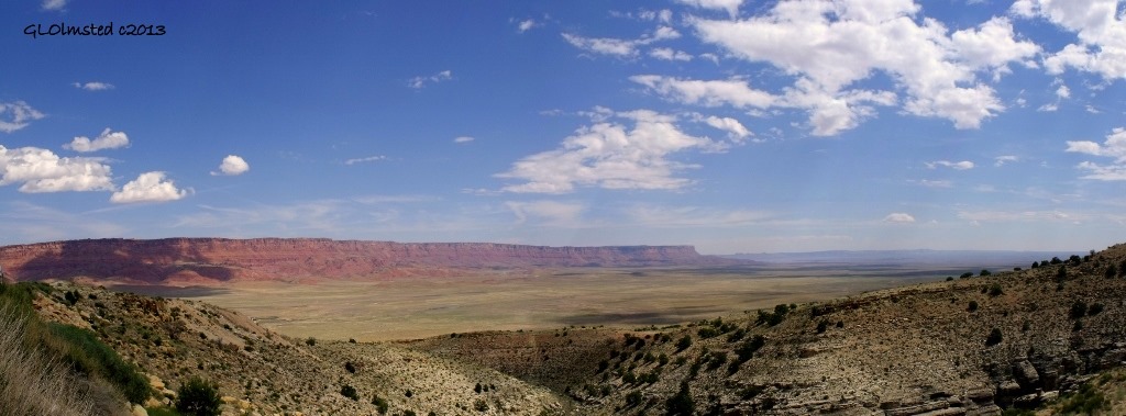 Vermilion Cliffs & House Rock Valley from overlook SR89A East Kaibab National Forest Arizona