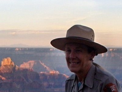 Ranger Gaelyn Sunset North Rim Grand Canyon National Park Arizona