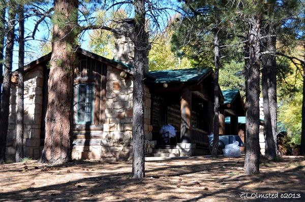 Cabins being cleaned North Rim Grand Canyon National Park Arizona