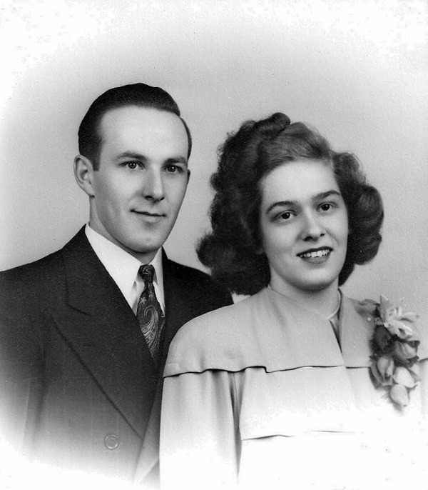 Ray & June Olmsted married 1-3-1947