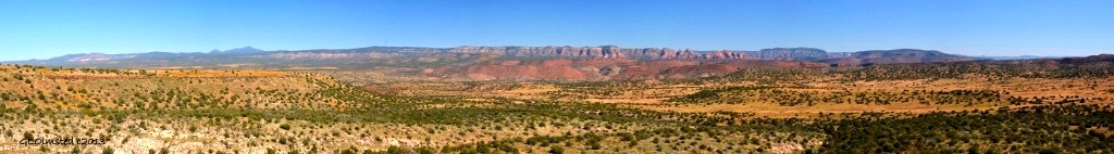 View from Perkinsville Road Arizona