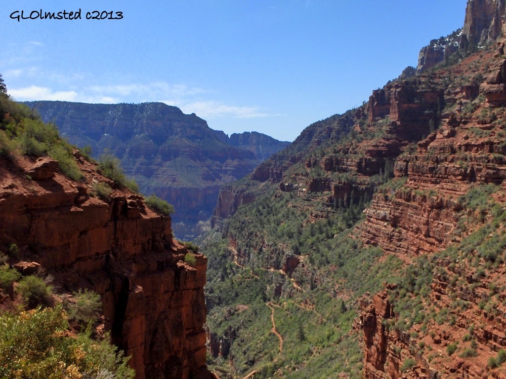 North Kaibab trail North Rim Grand Canyon National Park Arizona