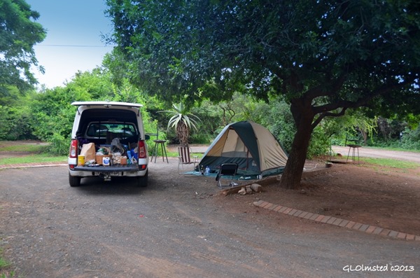 Camp at Lower Sabie Kruger National Park South Africa