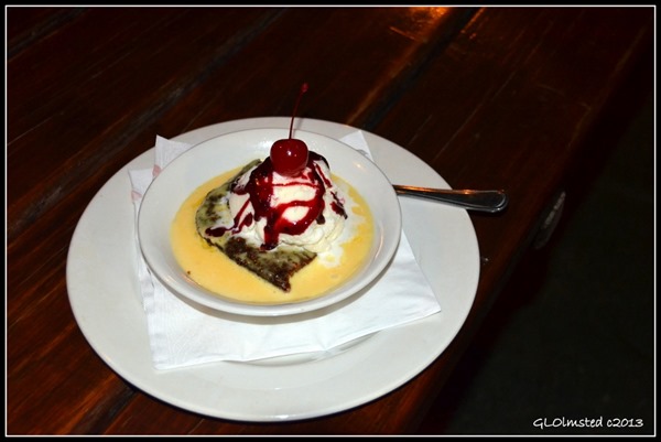 Malva with custard & ice cream desert Warmwaterberg Spa Barrydale South Africa