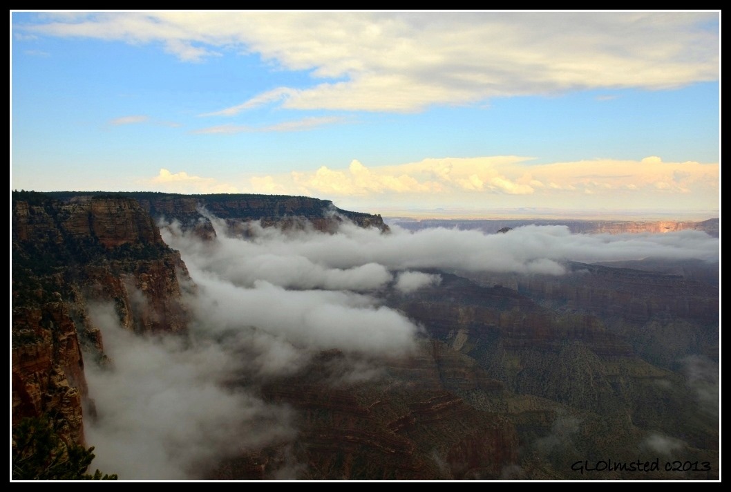 Fog in Grand Canyon Arizona