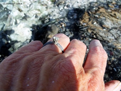 Found diamond ring in ashes Yarnell Arizona
