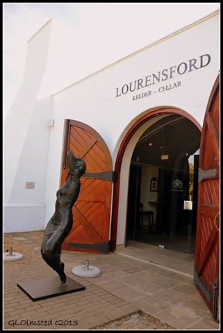 Wine cellar Cape Getaway Show Laurenceford Winery Somerset West South Africa