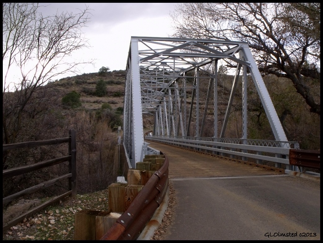 Hassayampa River Bridge Wagner Road west Arizona