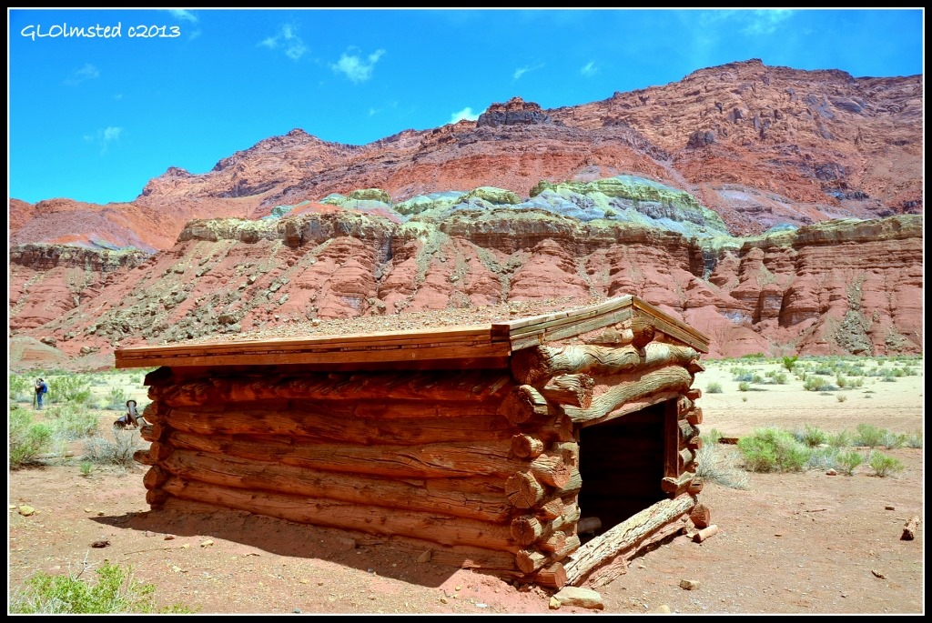 Old building at Lonely Dell Ranch Lees Ferry Glen Canyon National Recreation Area Arizona