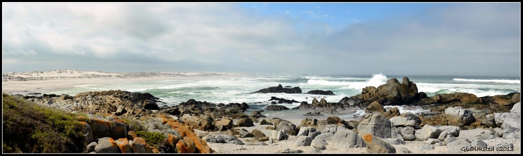Rocky shores & waves West Coast National Park Langebaan South Africa