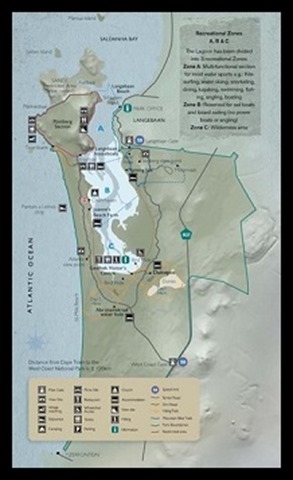 West Coast National Park map