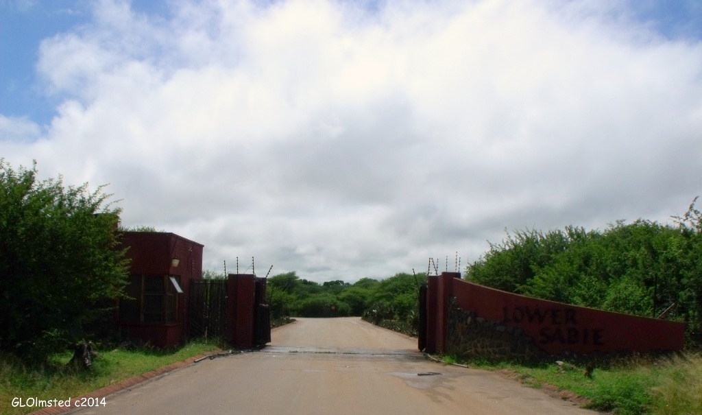Lower Sabie Camp entrance Kruger National Park South Africa