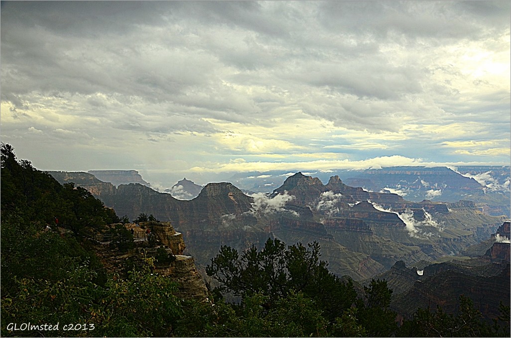 Clouds in the canyon North Rim Grand Canyon National Park Arizona