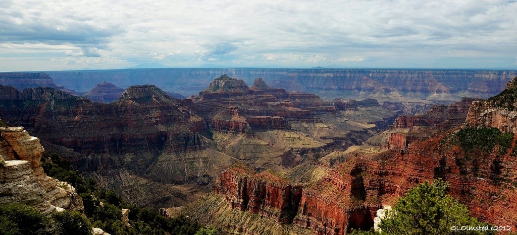 Canyon view from Lodge North Rim Grand Canyon National Park Arizona