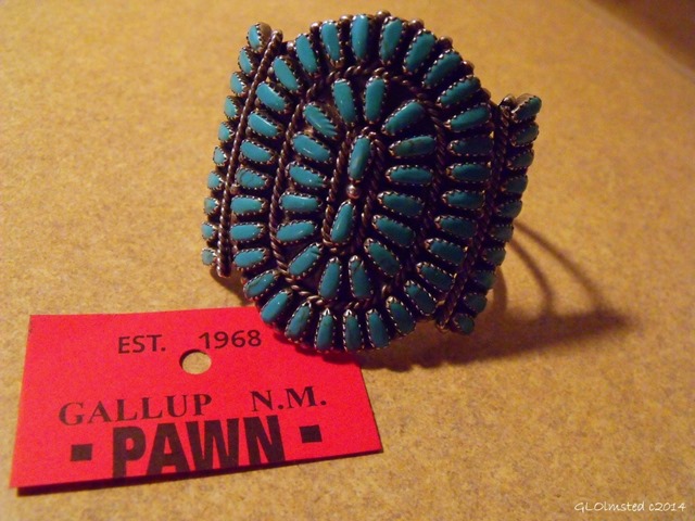 Zuni petit-point cuff sterling silver and turquoise