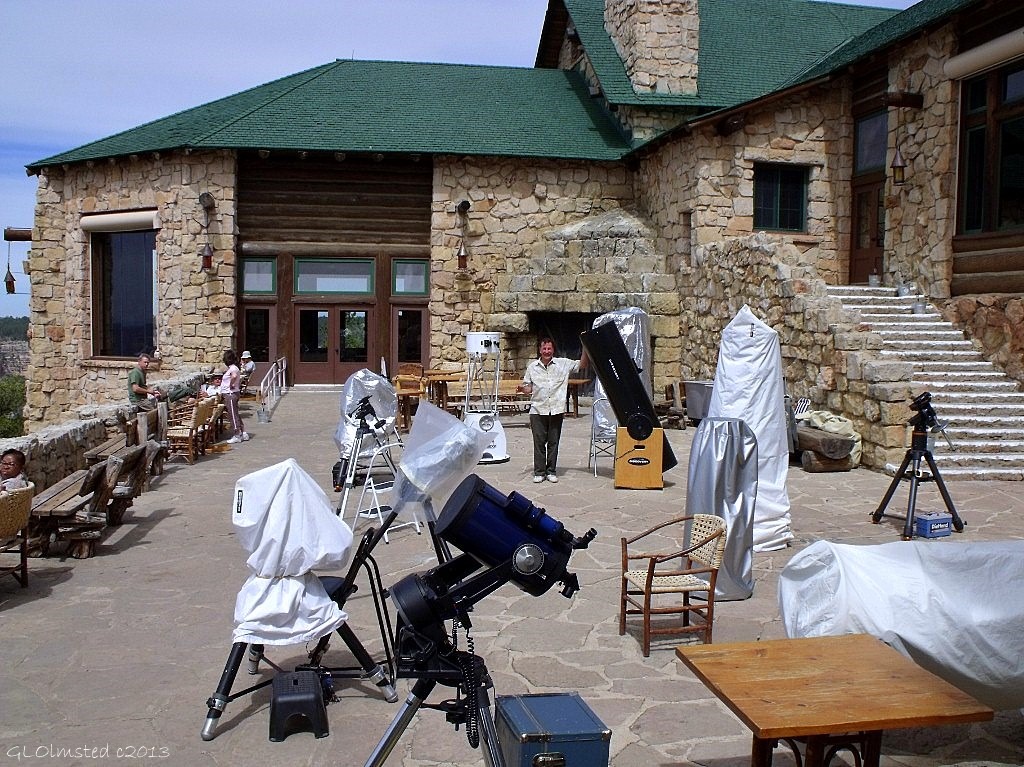 02 Telescopes on Lodge veranda NR GRCA NP AZ g (1024x767)