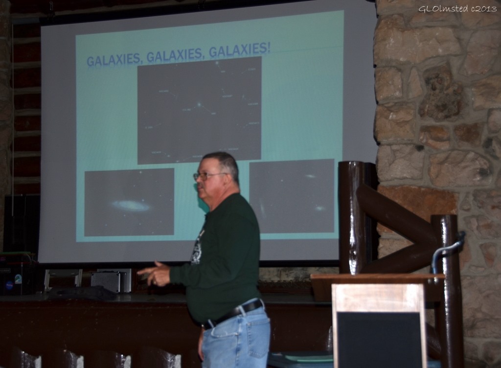 03 339 Amateur astronomer Steve Dodder presents at Star Party NR GRCA NP AZ g (1024x751)