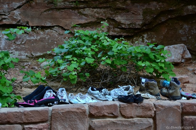 14 DSC_1934 Shoes on stone wall end of River walk trail Zion NP UT g (1024x678)
