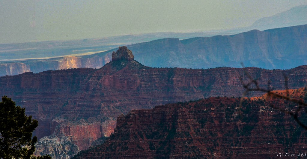 Brady Peak from Pt Imperial Rd North Rim Grand Canyon National Park Arizona