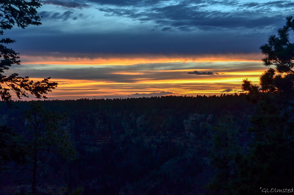Sunset North Rim Grand Canyon National Park Arizona