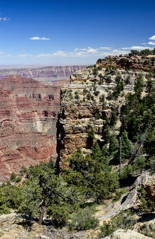 Sky Island and canyon Walhalla Plateau North Rim Grand Canyon National Park Arizona