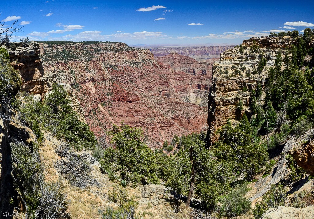 Sky Island and canyon view Walhalla Plateau North Rim Grand Canyon National Park Arizona