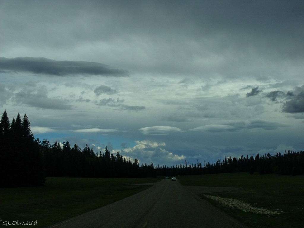 Stormy sky SR67 S Kaibab National Forest Arizona
