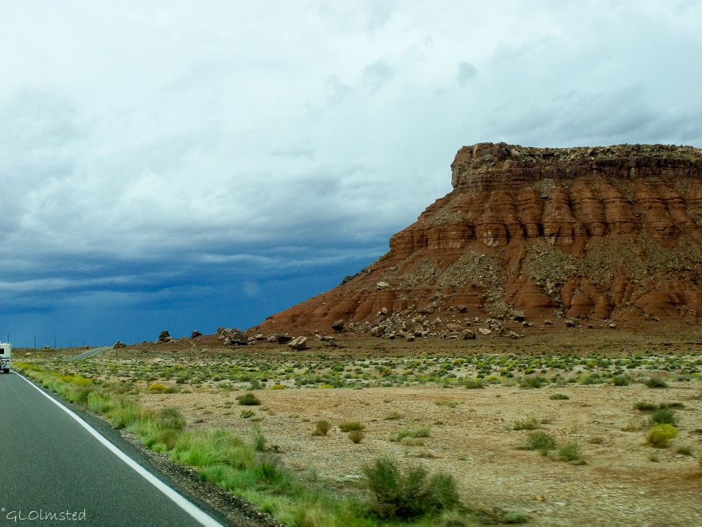 Stormy sky over Vermilion Cliffs SR89A Arizona