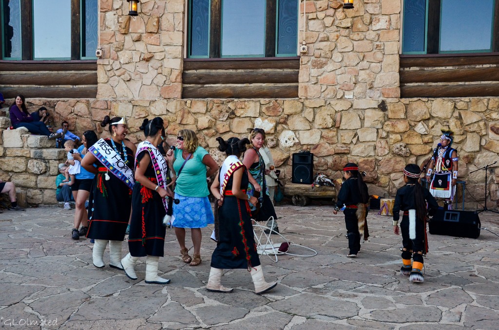 Miss Hopi & attendents & Dog tail dance Heritage Days North Rim Grand Canyon National Park Arizona