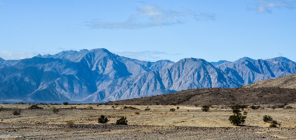 Coyote Mountain in foreground Peg Leg BLM Anza-Borrego Desert State Park California